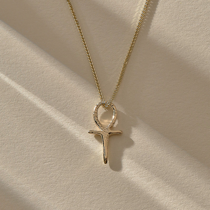 Gold Ankh Necklace by Catori Life