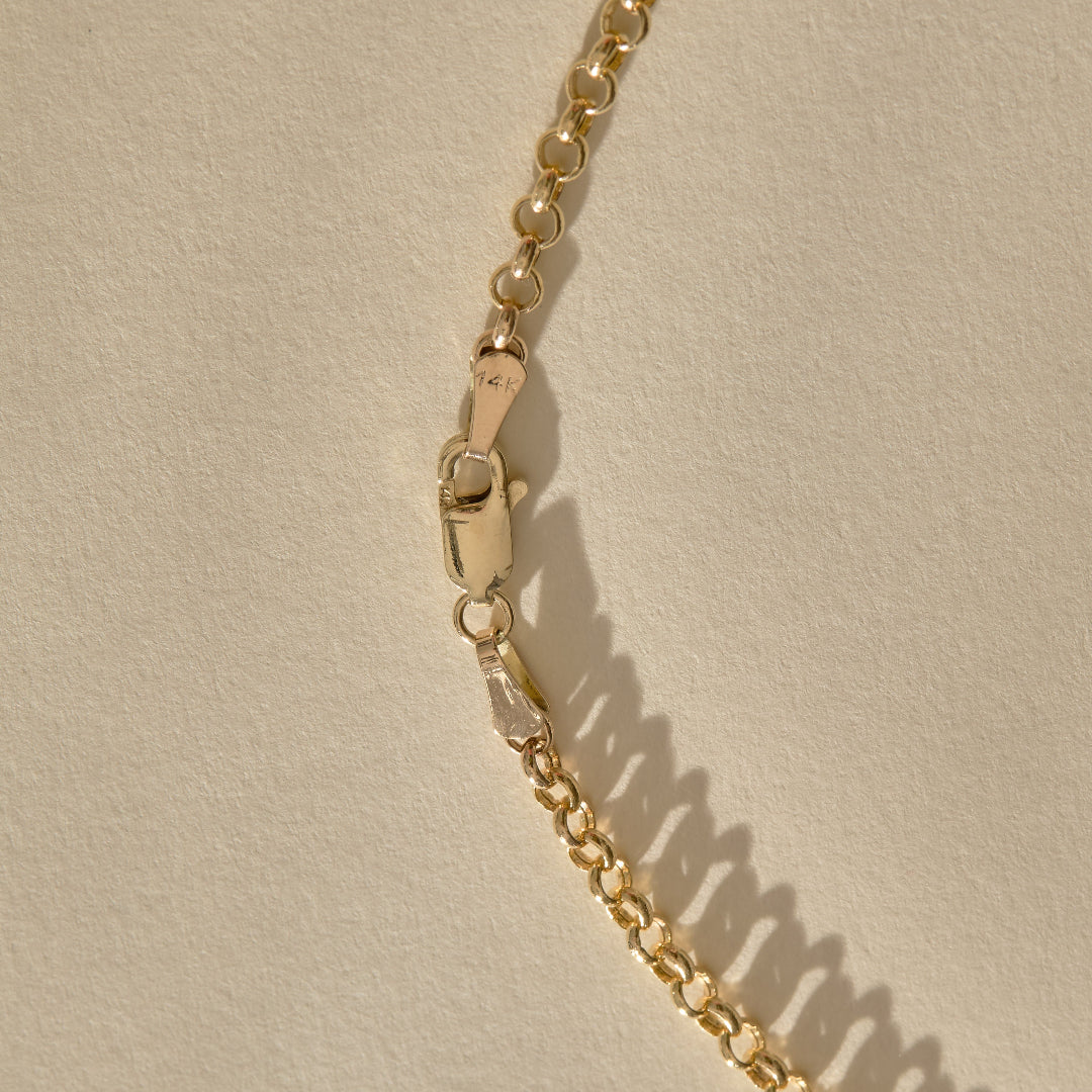 Eterna Rolo Chain Necklace | Gold