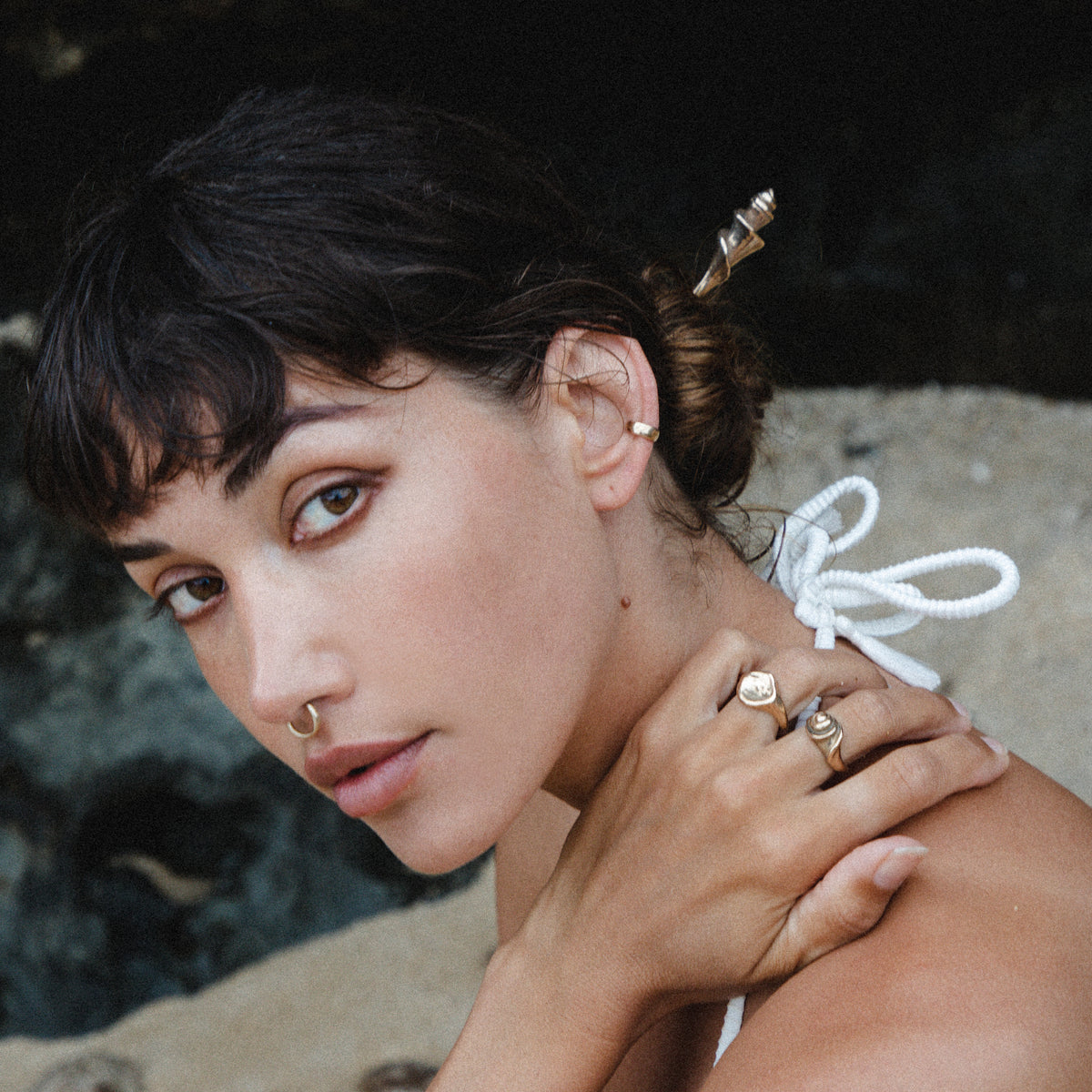 Neptune Hair Pin | Bronze