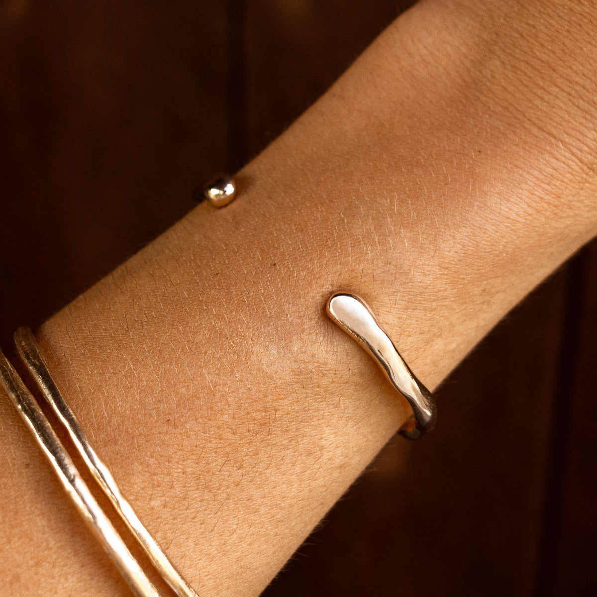 Bone Cuff | Bronze