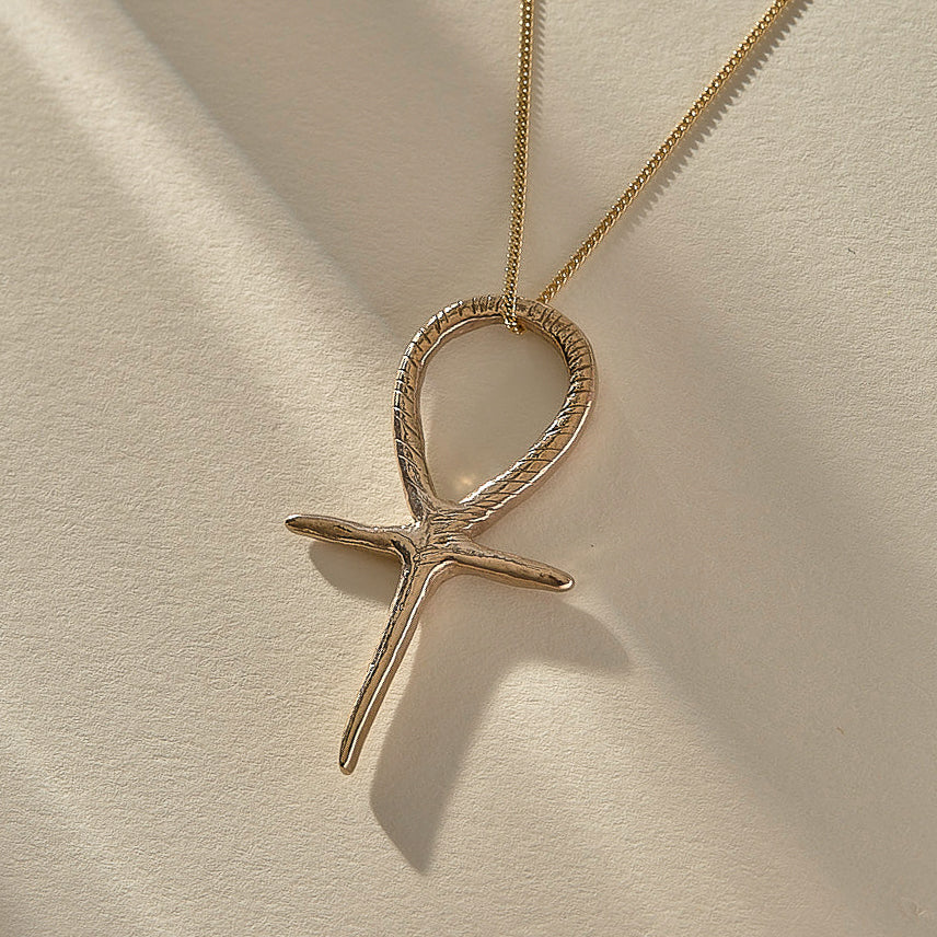 Ankh Necklace | Bronze
