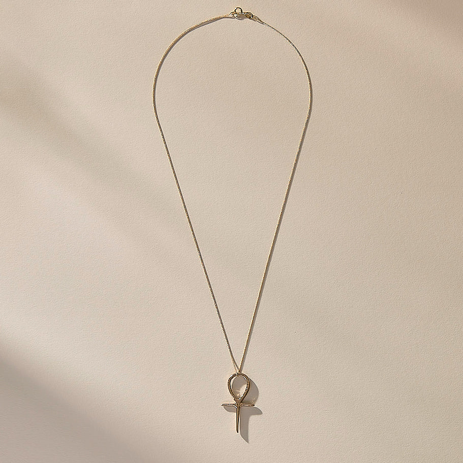 Ankh Necklace | Bronze