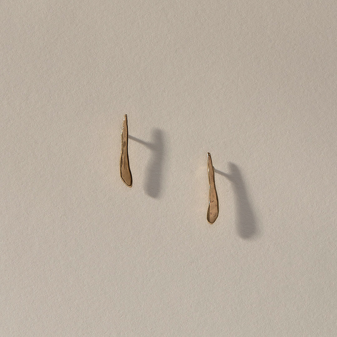 Bone Studs | Gold