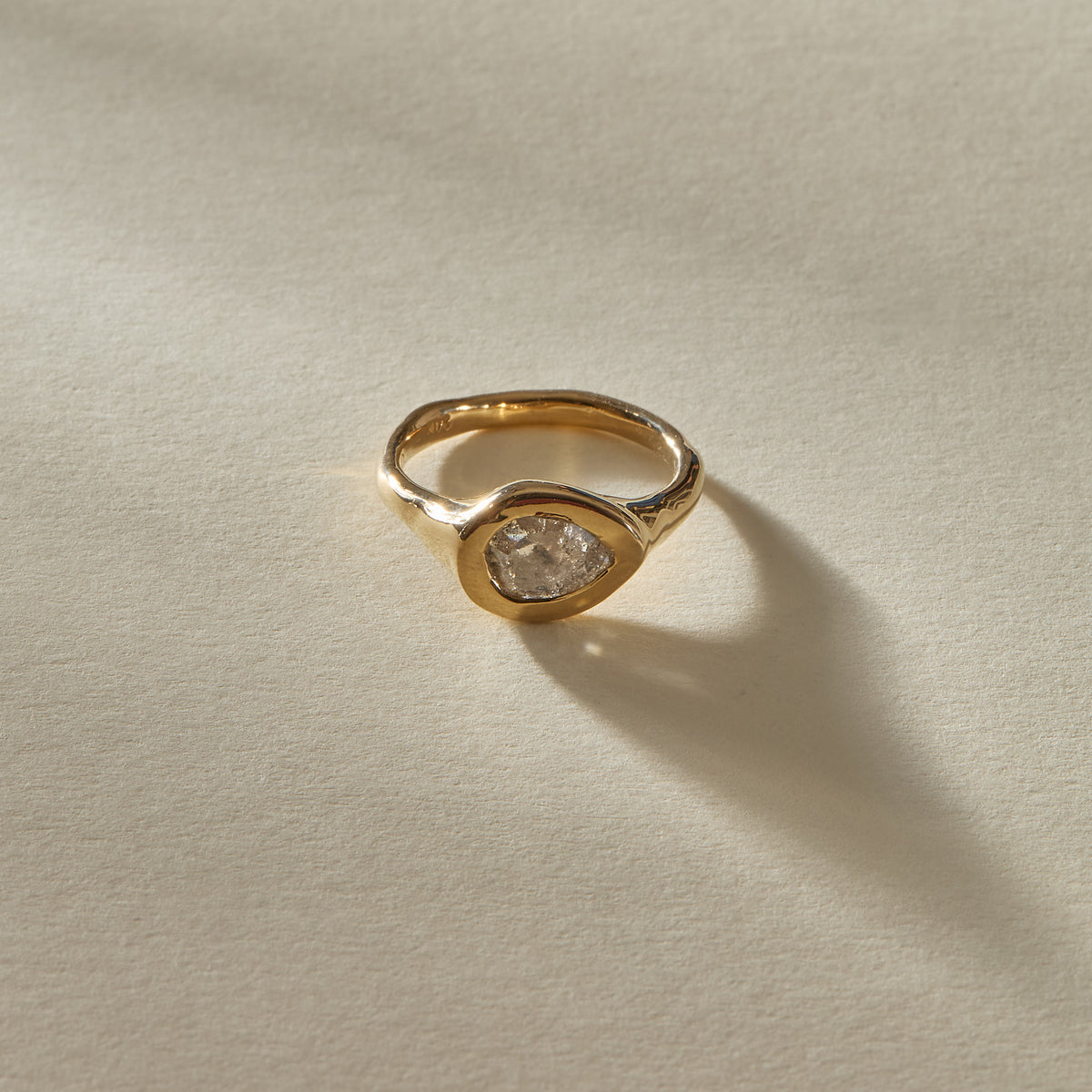 Oria Diamond Signet Ring | OOAK