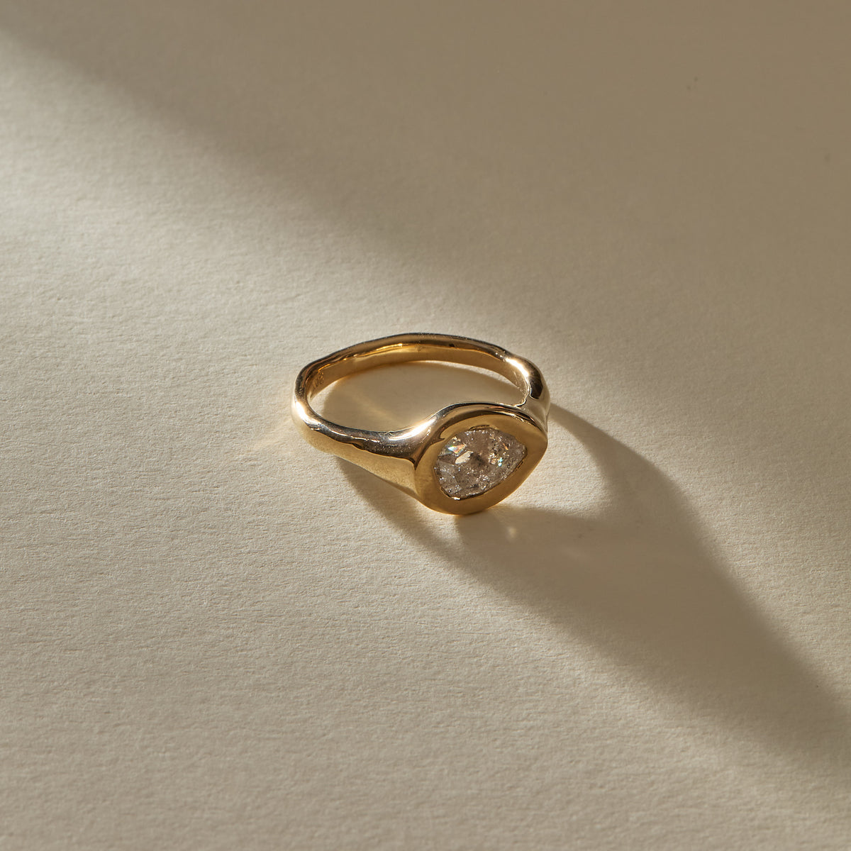 Oria Diamond Signet Ring | OOAK