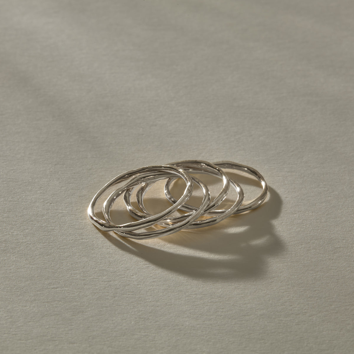 Nova Stacking Rings | Silver