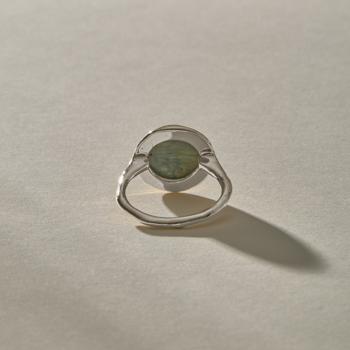 Reverie Jasper Amulet Ring II | Silver