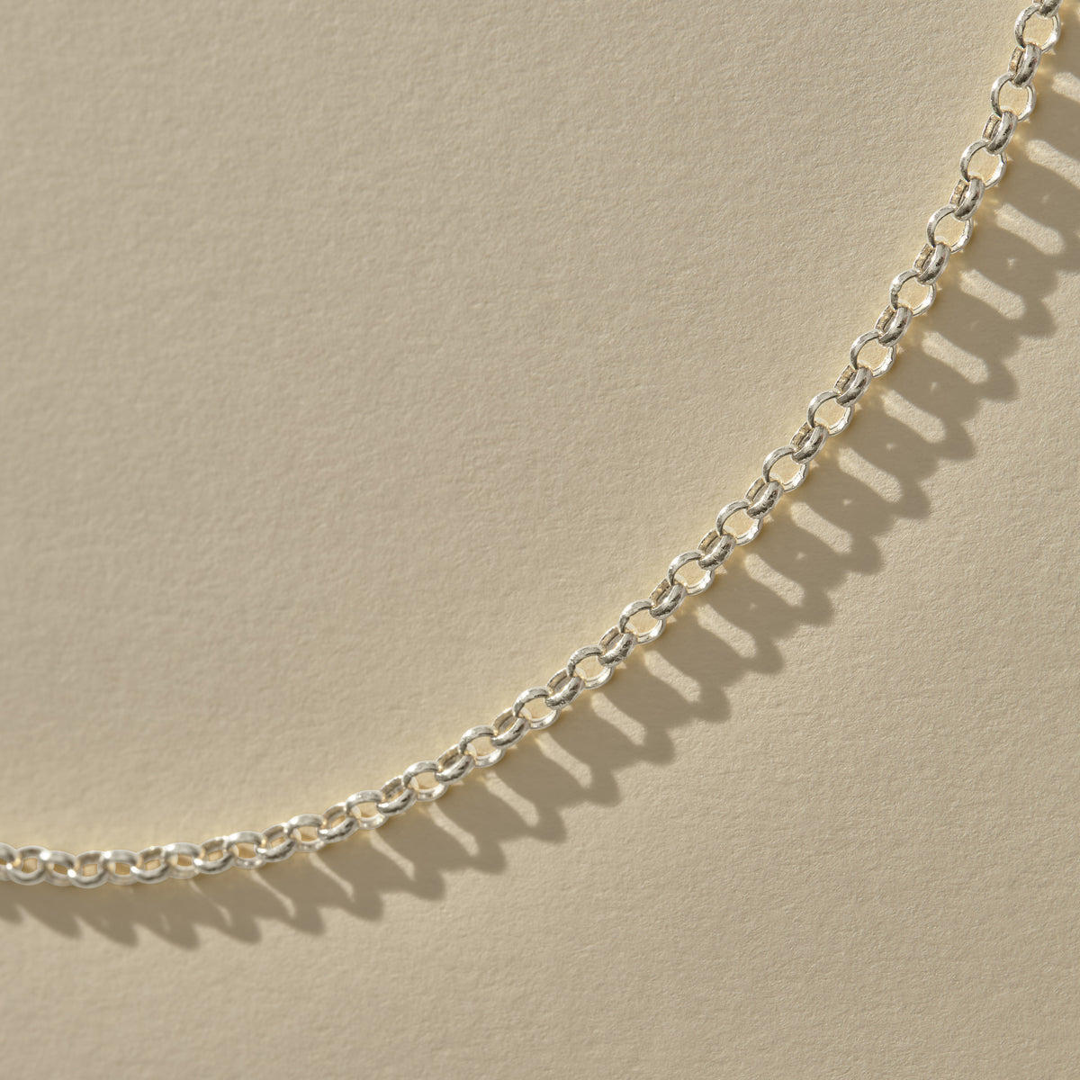 Eterna Rolo Chain Necklace | Silver