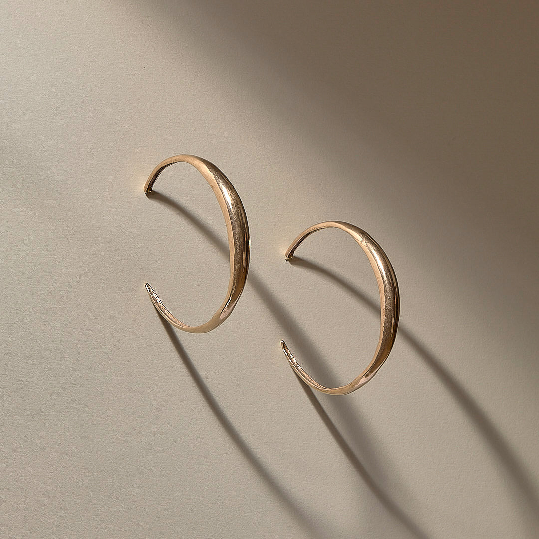 Cleo Hoops | Bronze