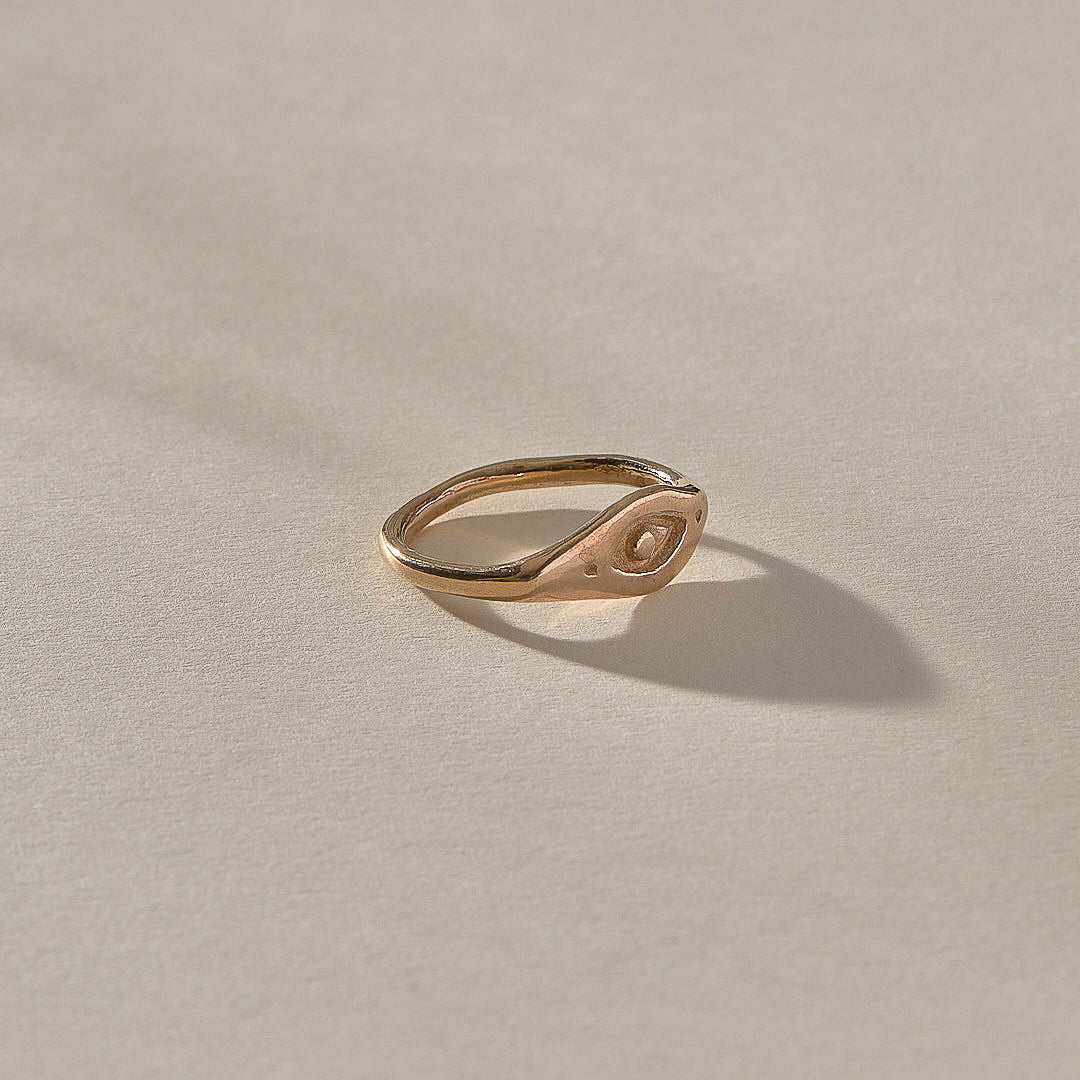 Evil Eye Ring | Bronze