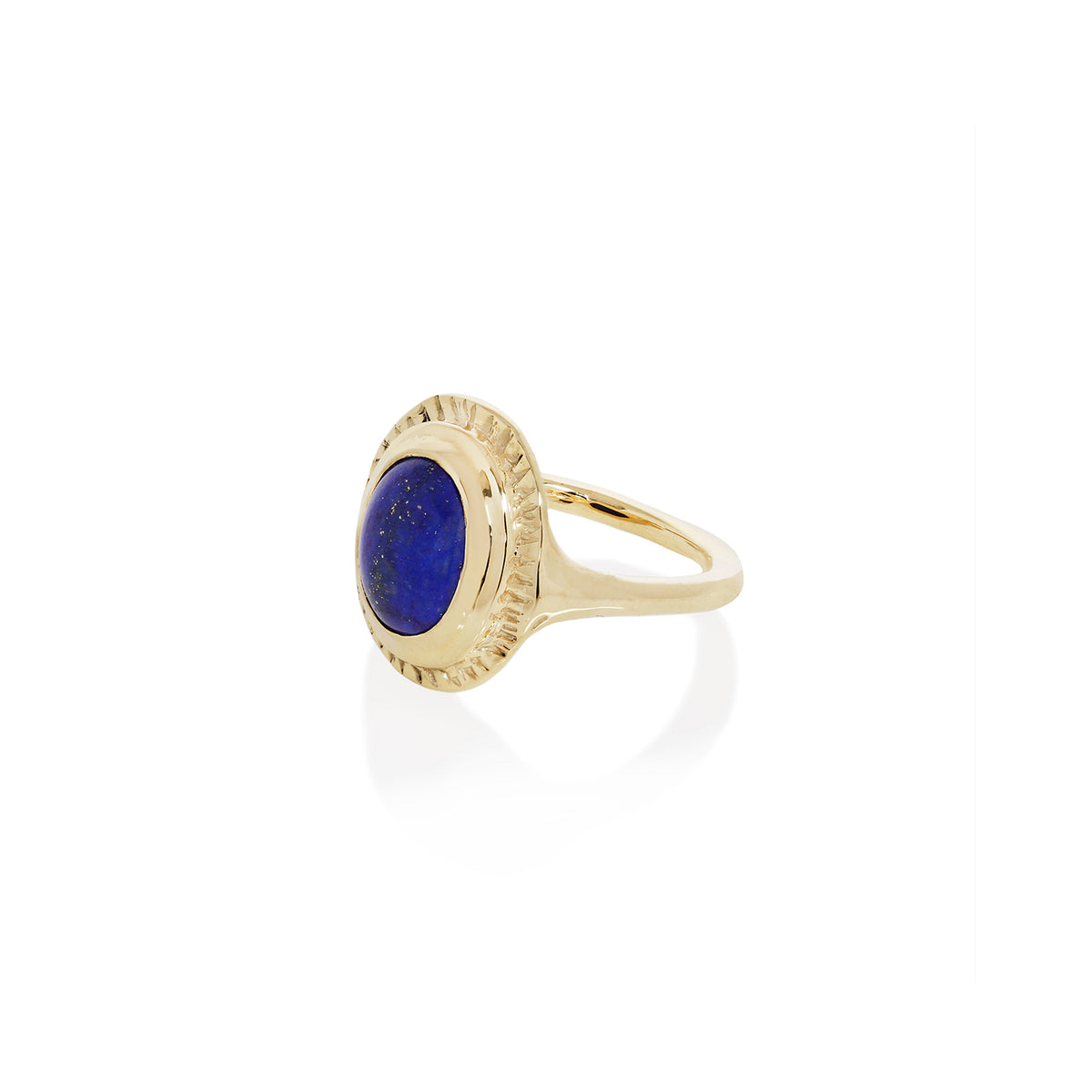 Cleo Lapis Amulet Ring | Gold