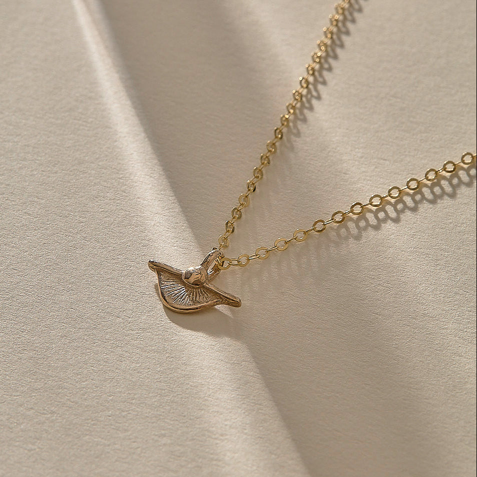 The Gold Magdalene necklace by Catori Life