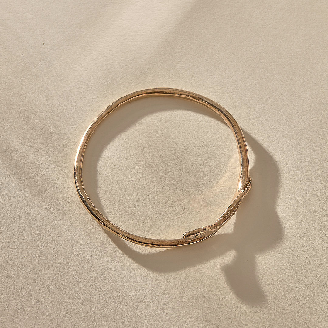 Serpent Bangle | Bronze