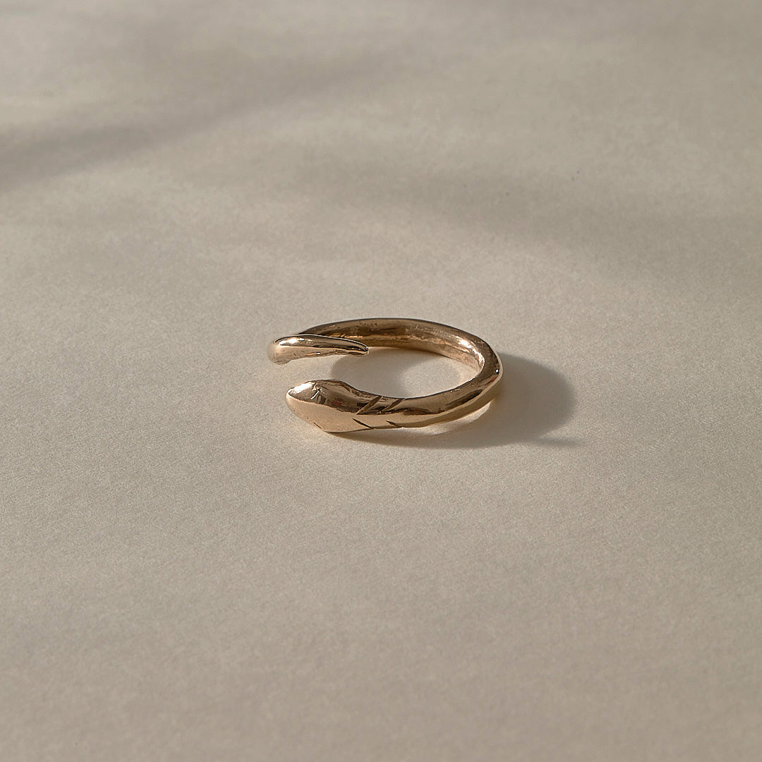 Serpent Ring | Bronze