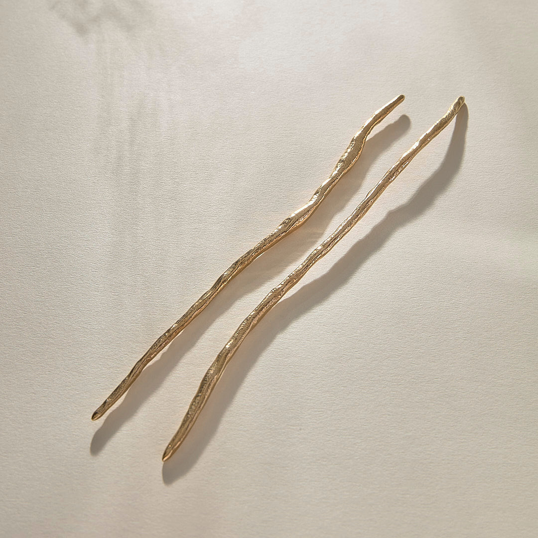 Wabi Hair Sticks | Gold