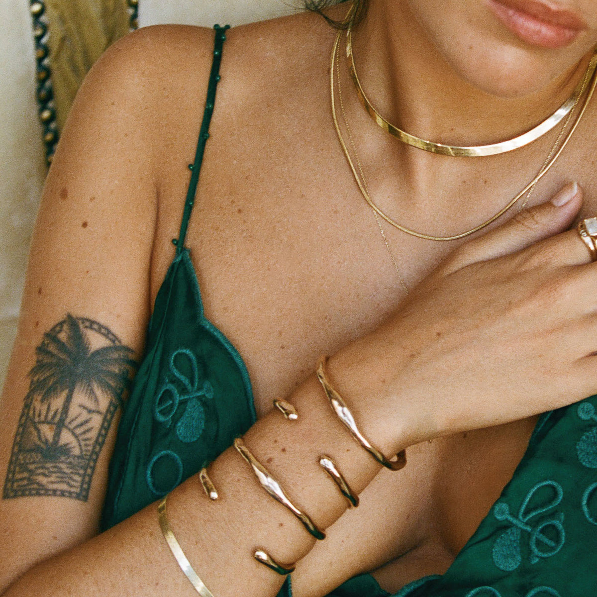 Bone Cuff | Bronze