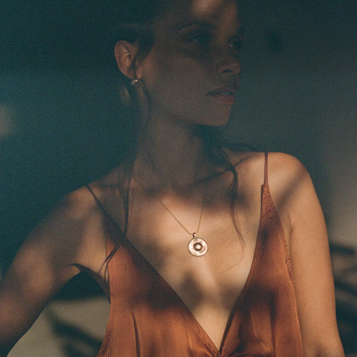 Heart of the Sun Necklace | Silver