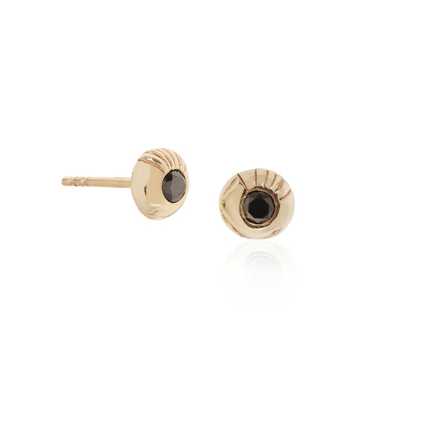 Temple Black Diamonds Studs