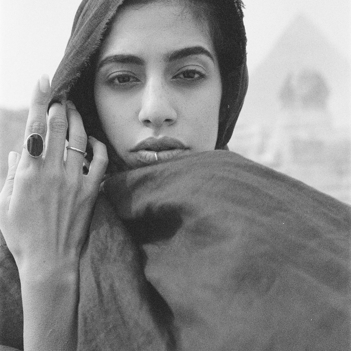 Black Tourmaline Amulet Ring XVI | OOAK