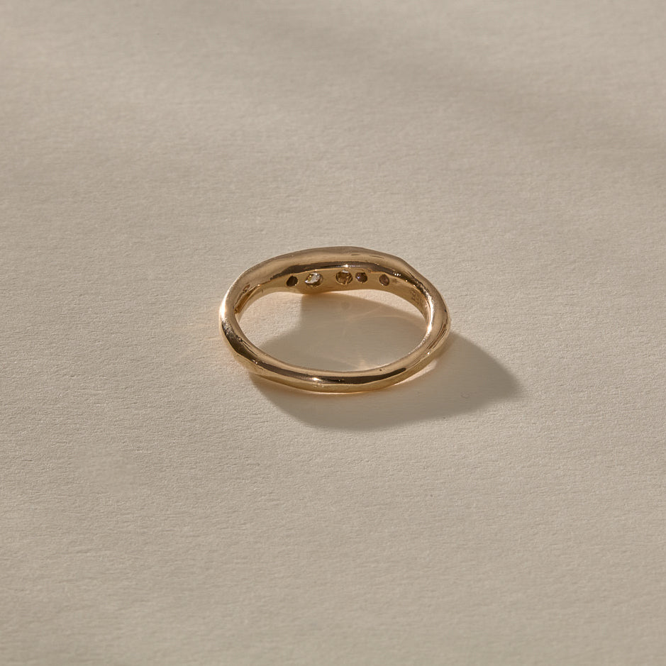 Eros Champagne Diamond Band