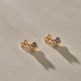 Vida Sapphire Studs | Gold