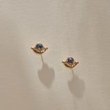 Vida Sapphire Studs | Gold