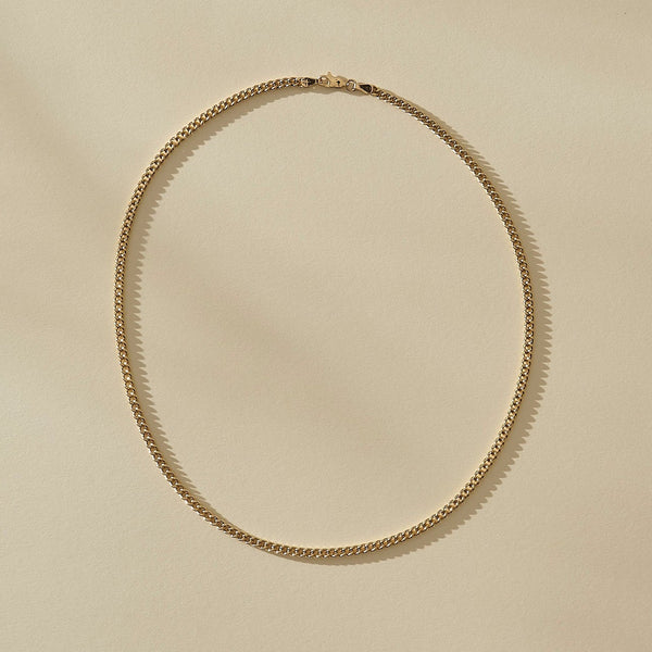 Luz Curb Chain Necklace | Gold