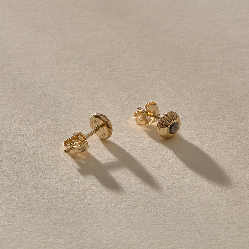 Temple Black Diamonds Studs