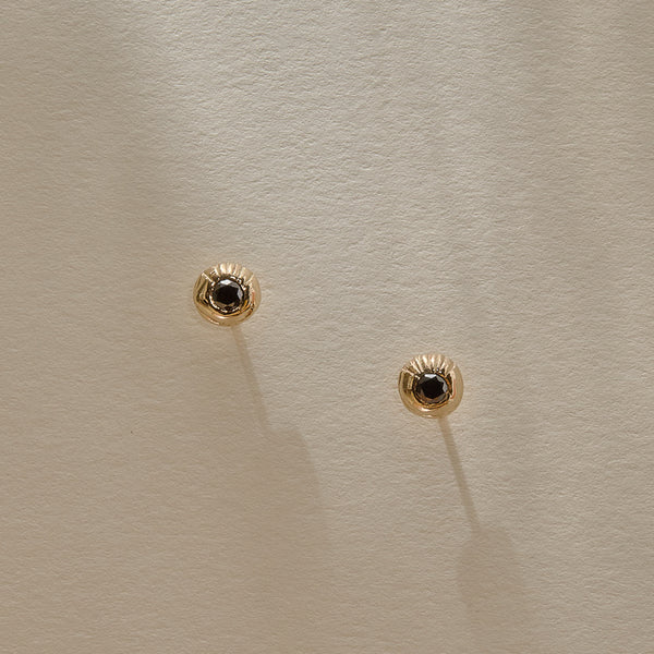 Temple Black Diamonds Studs