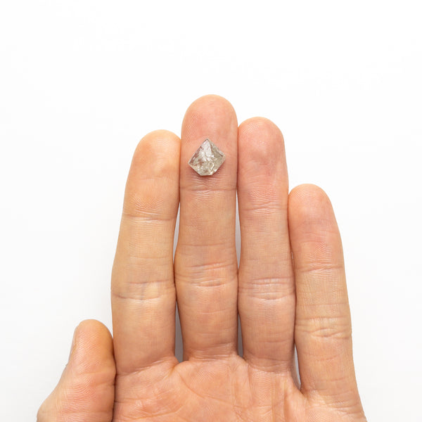 One Of A Kind | Rough Polished Diamond Signet #1