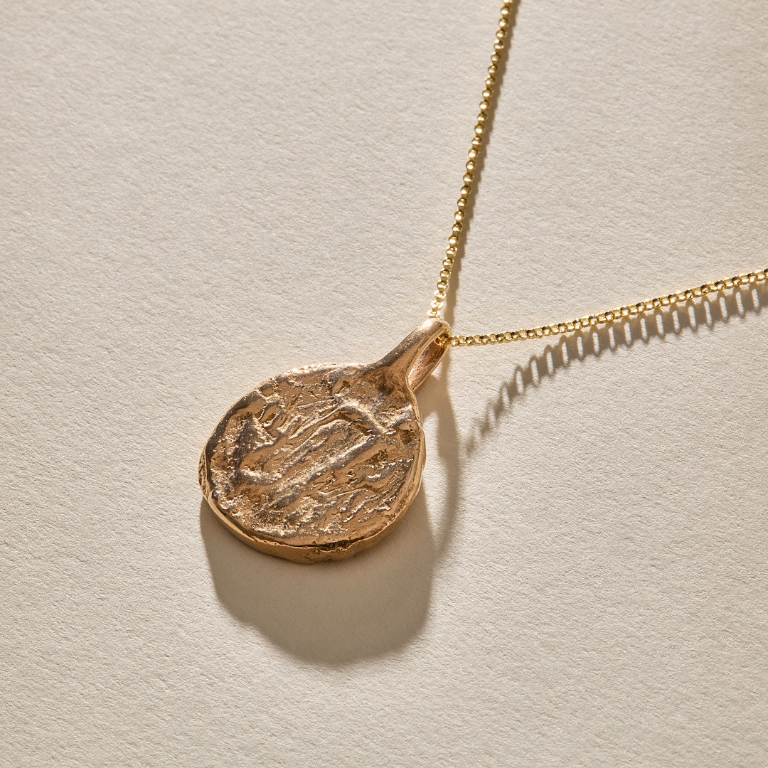 Ancient Coin Necklace | Gold