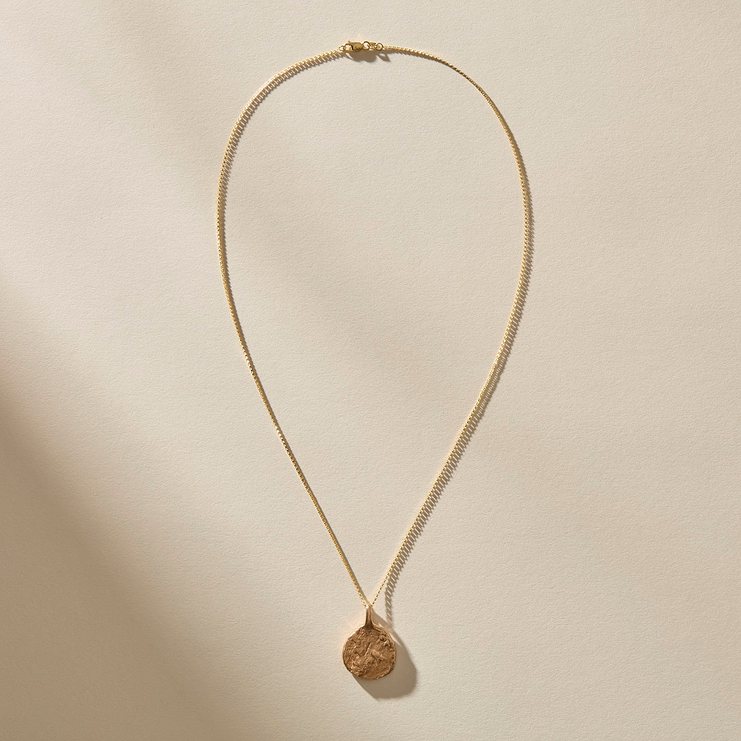 Ancient Coin Necklace | Gold