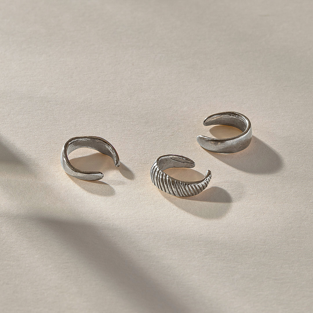 Anut Cuff Set | Silver