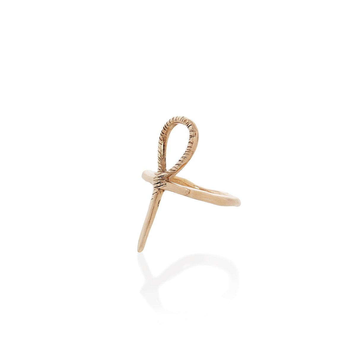 Gold Ankh Ring
