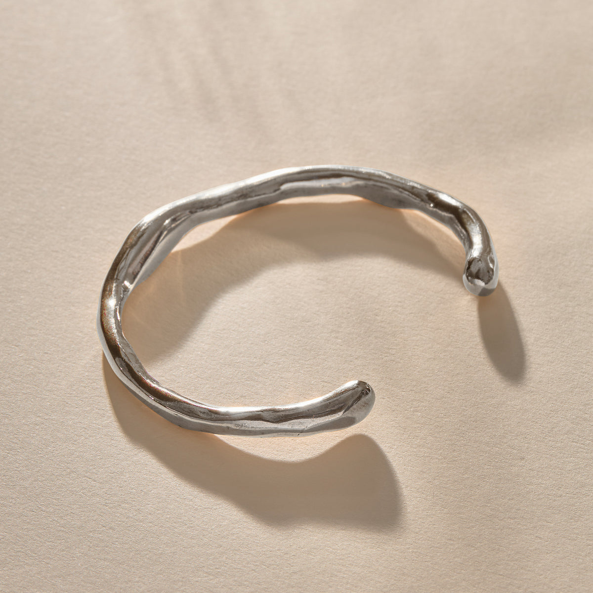 Bone Cuff | Silver