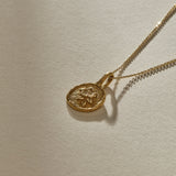 Wild Rose Necklace | Gold