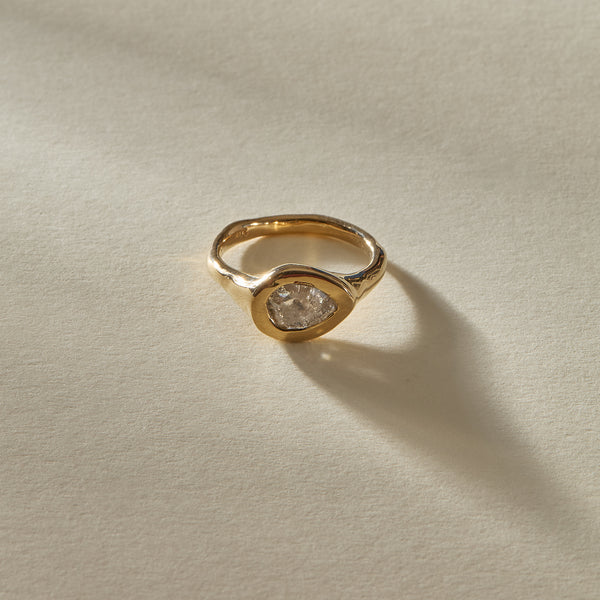 Oria Diamond Signet Ring  | OOAK