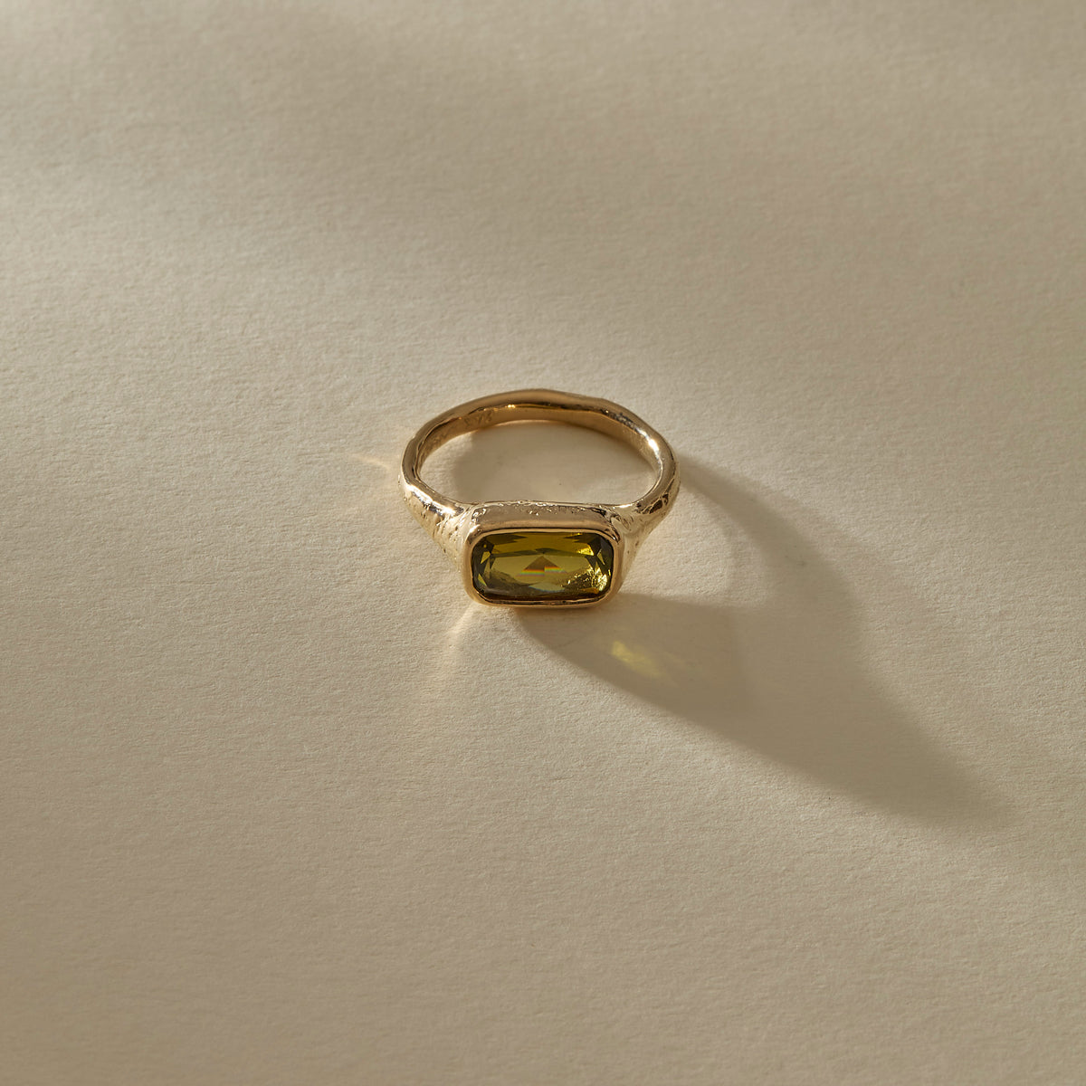 Green Tourmaline Signet II