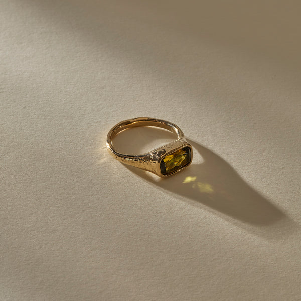 Green Tourmaline Signet II