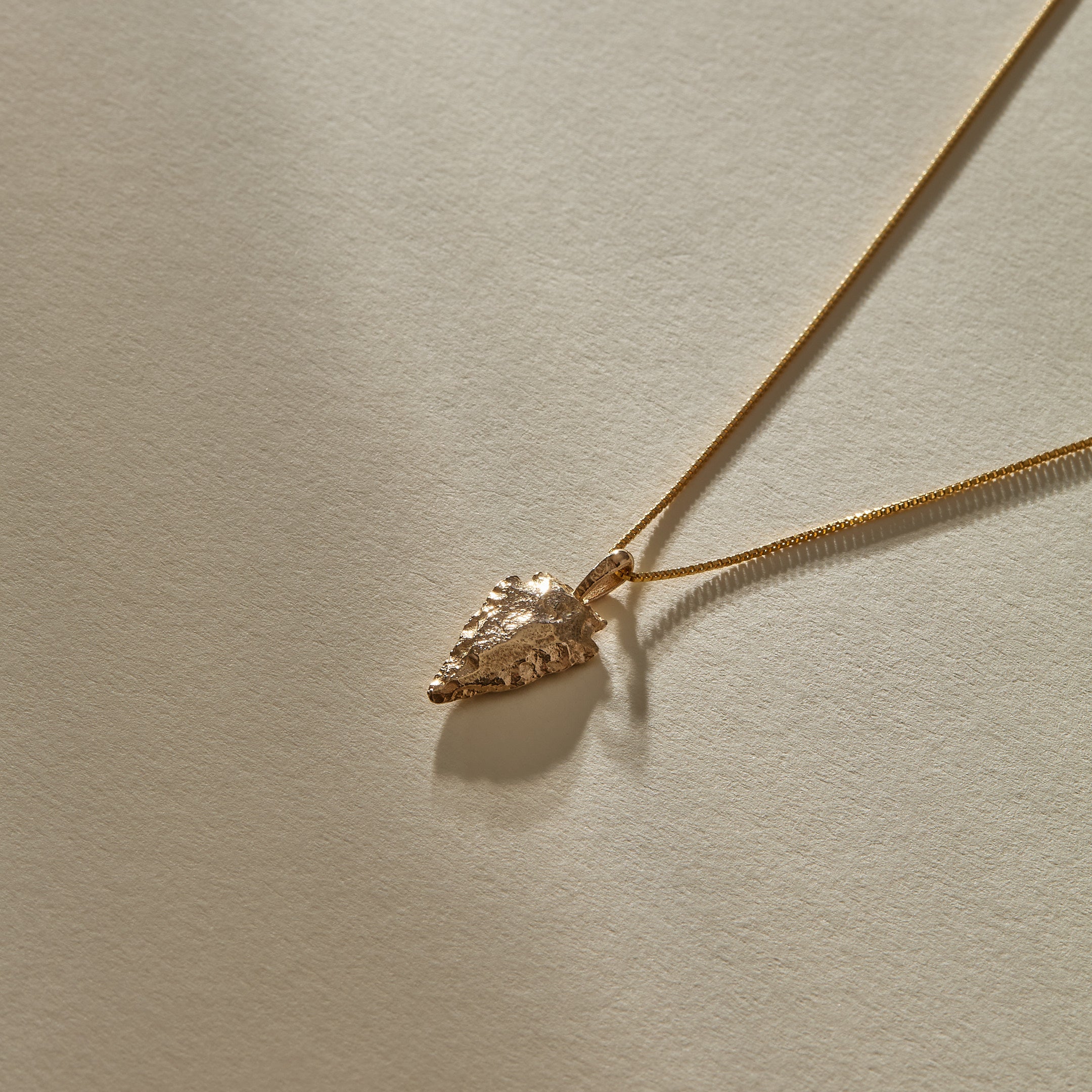 Arrowhead Necklace | Bronze