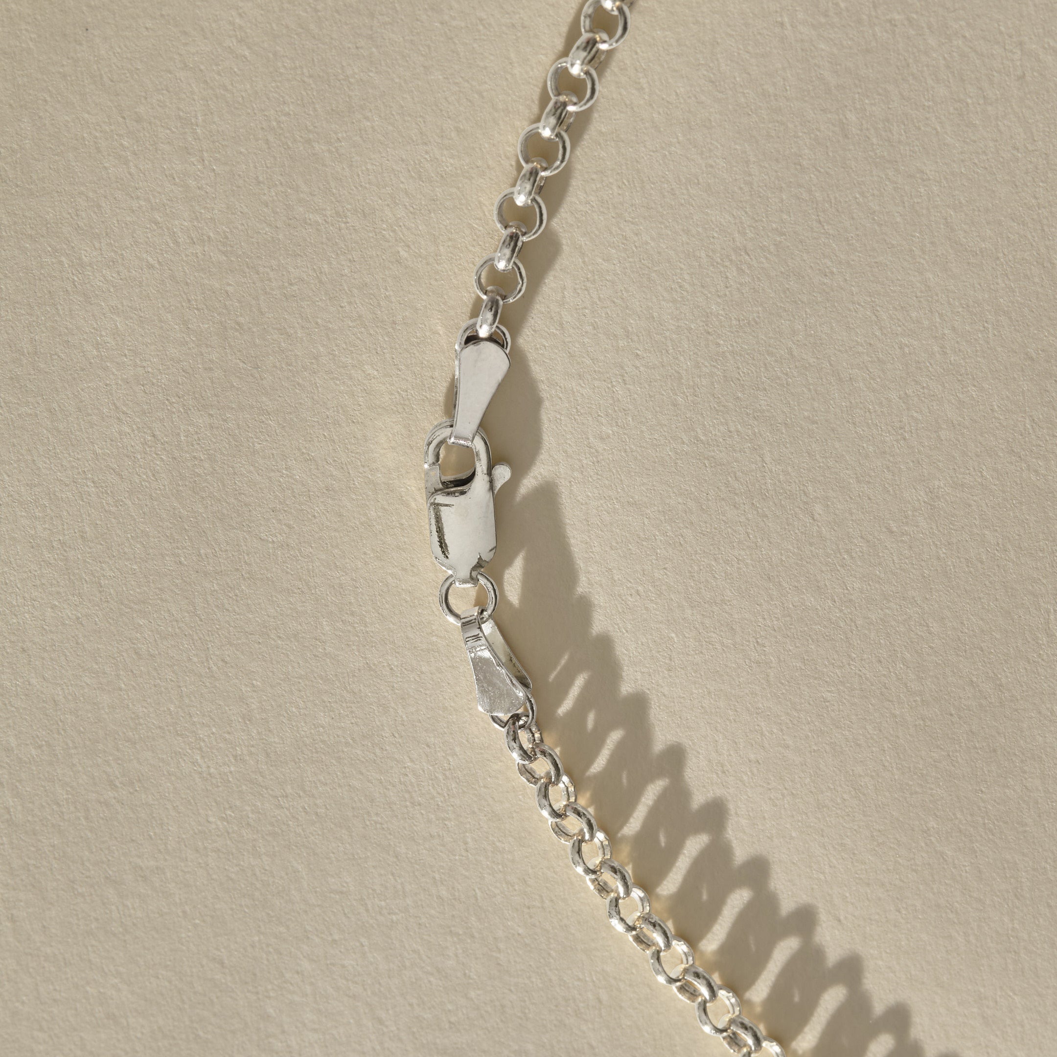 Eterna Rolo Chain Necklace | Silver