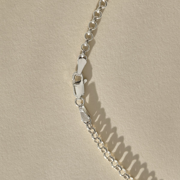 Eterna Rolo Chain Necklace | Silver