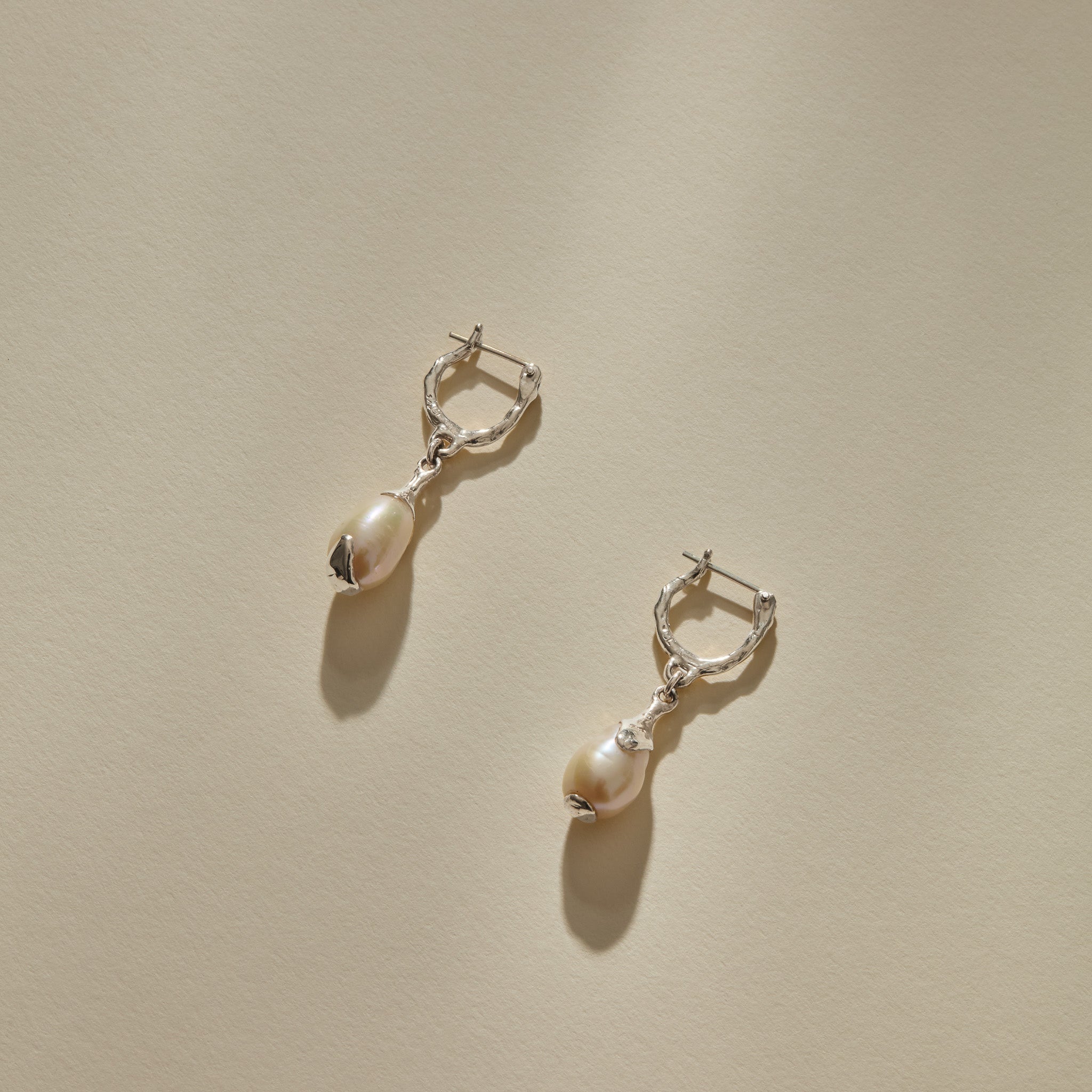 Luar Drop Earrings | Silver