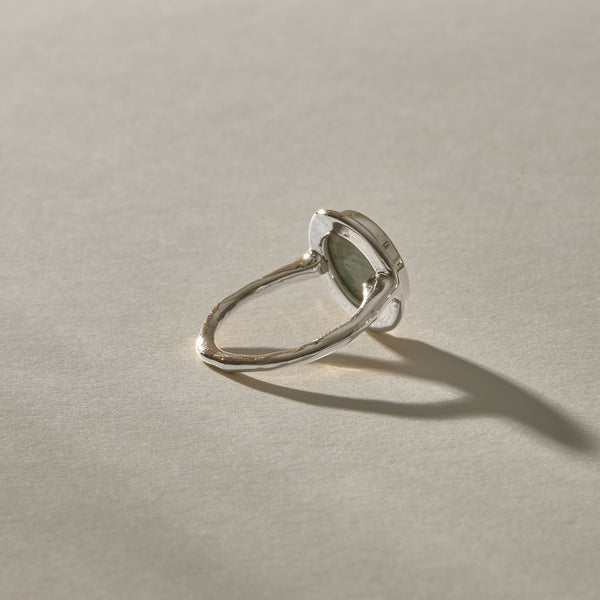 Reverie Jasper Amulet Ring II | Silver
