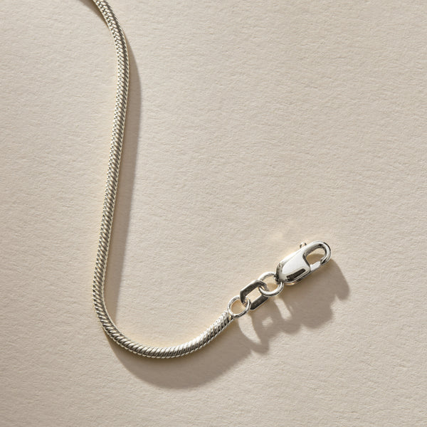 Jera Snake Chain Necklace | Silver