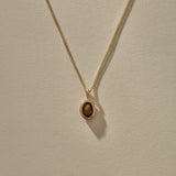Calypso Smoky Quartz Necklace | Gold