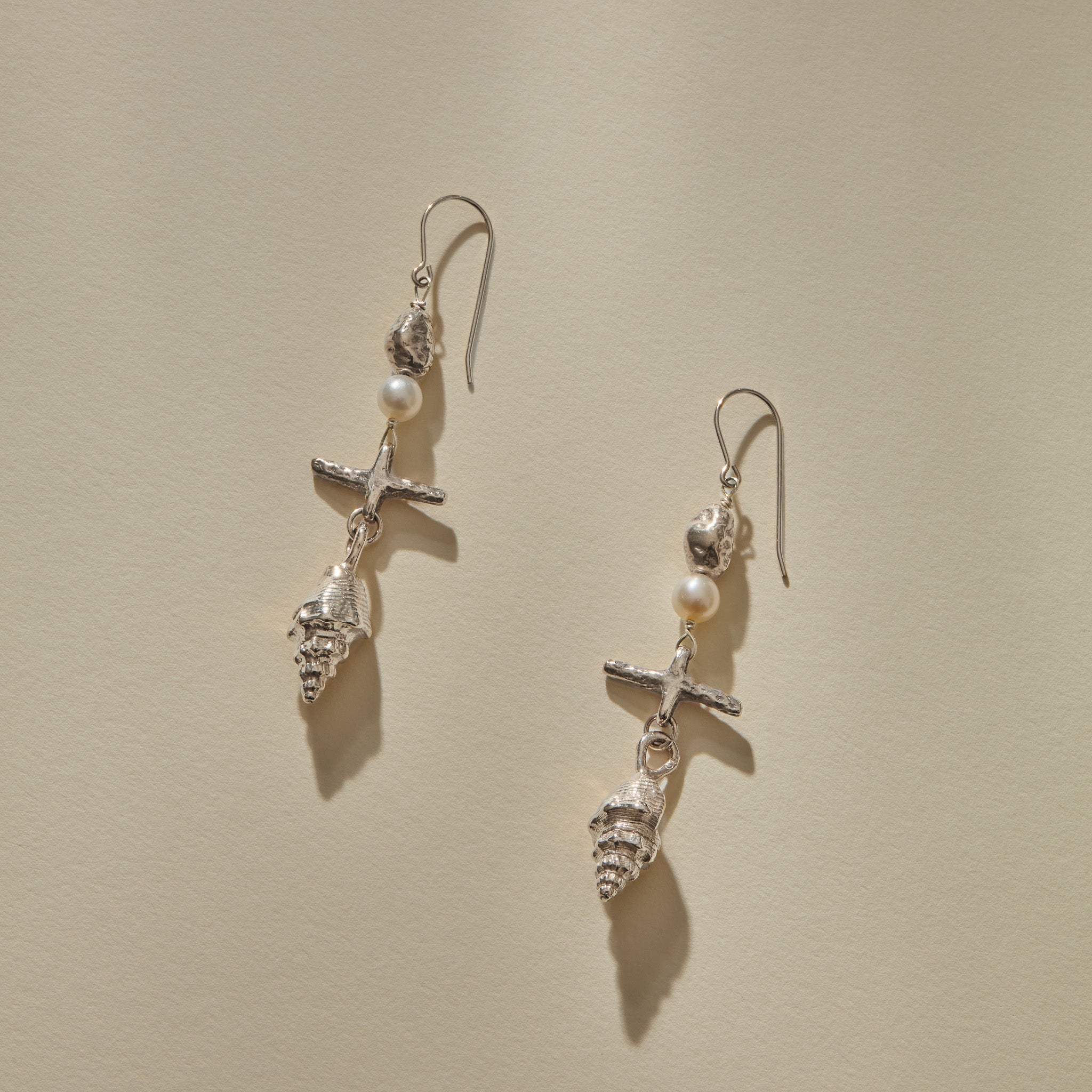 Sereia Chandelier Earrings | Silver