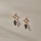 Earth Arrowhead Earrings | Bronze