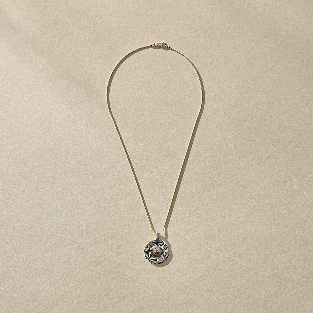 Heart of the Sun Necklace | Silver