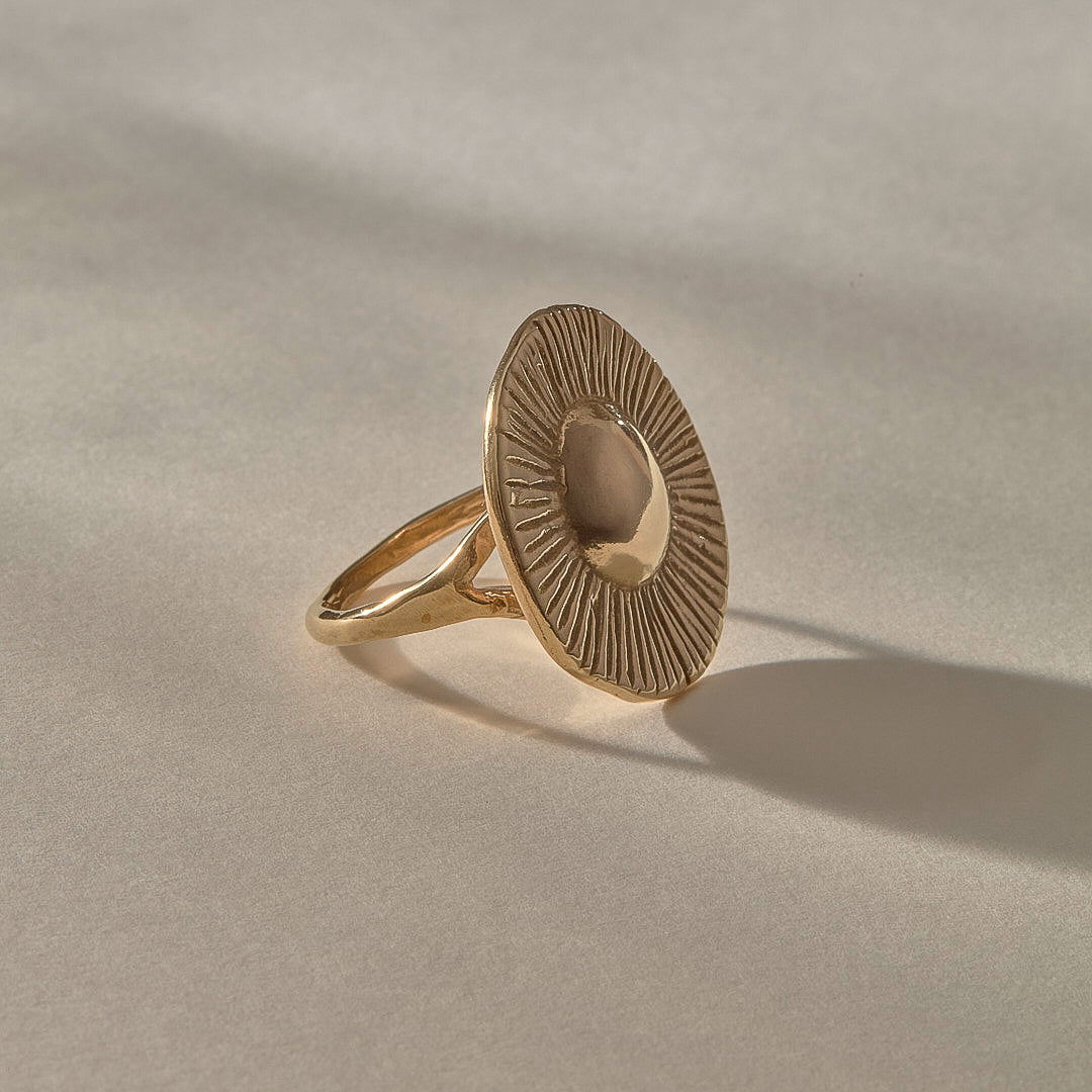 Heart of the Sun Ring | Gold